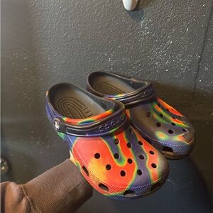 Women’s CROCS Tie-Dye Sandals Size 5